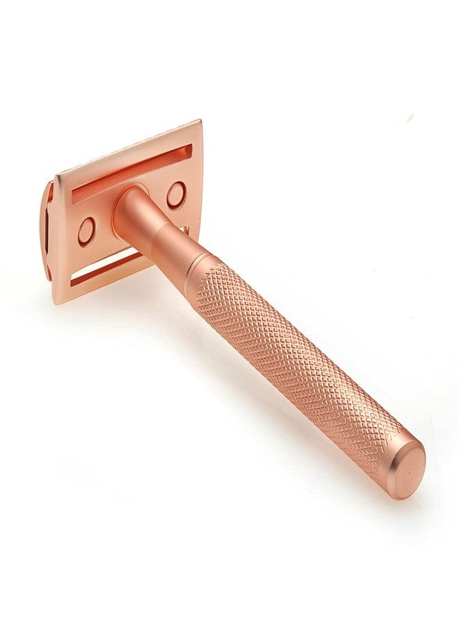 Hajamat Trowel Double Edge Safety Razor |Stainless Steel 304| Closed Comb| Rose Gold Finish - Image 3